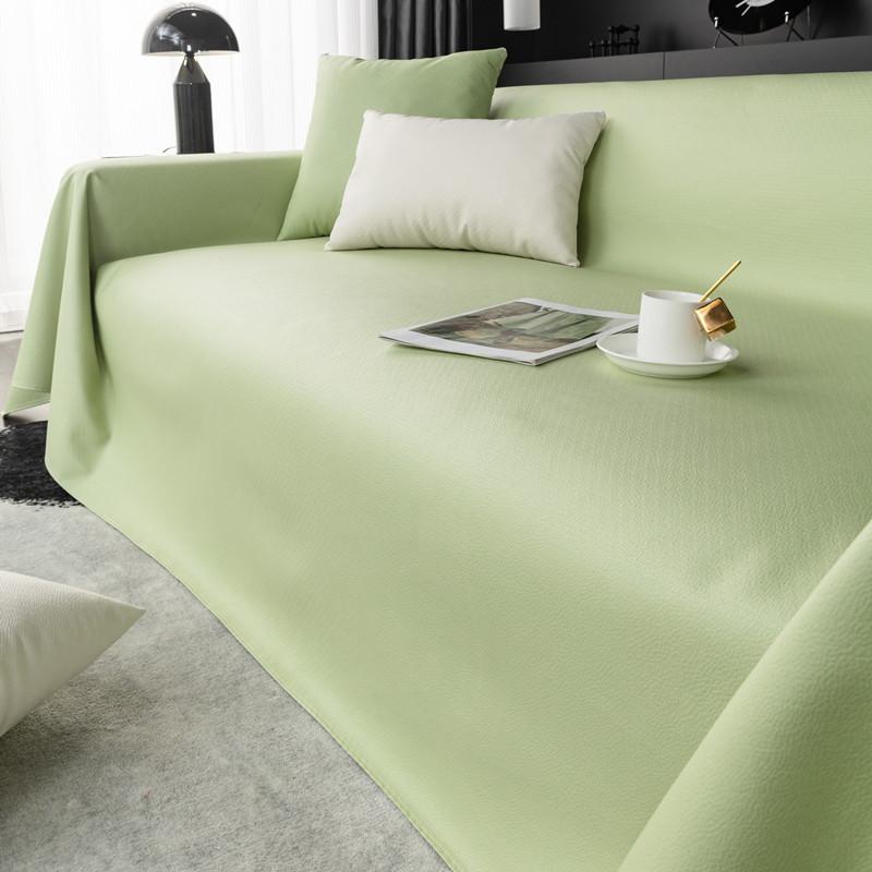 Light Luxury Faux Leather Sofa Towel Waterproof Anti-Scratch Non-Slip Sofa Cover Protects from Urine Leakage
