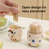 Magnetic Toothpick Box Cartoon Dog Dot Pattern Toothpick Holder Dispenser Fridge Magnet Dust-proof Kitchen Toothpick Organizer Container
