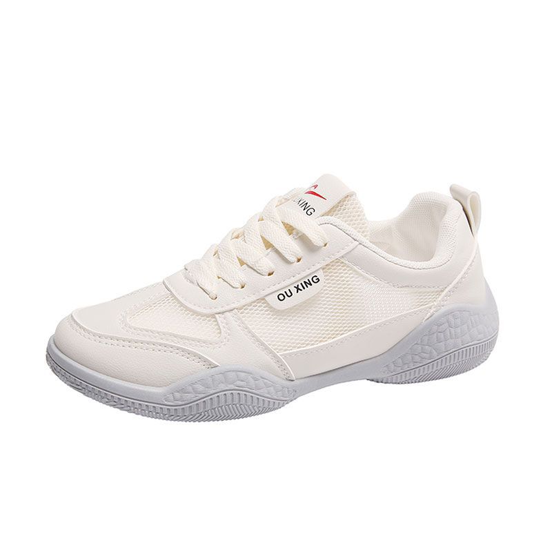 Platform sneakers women's summer 2025 new casual shoes mesh shoes women's breathable mesh white shoes lightweight soft running shoes
