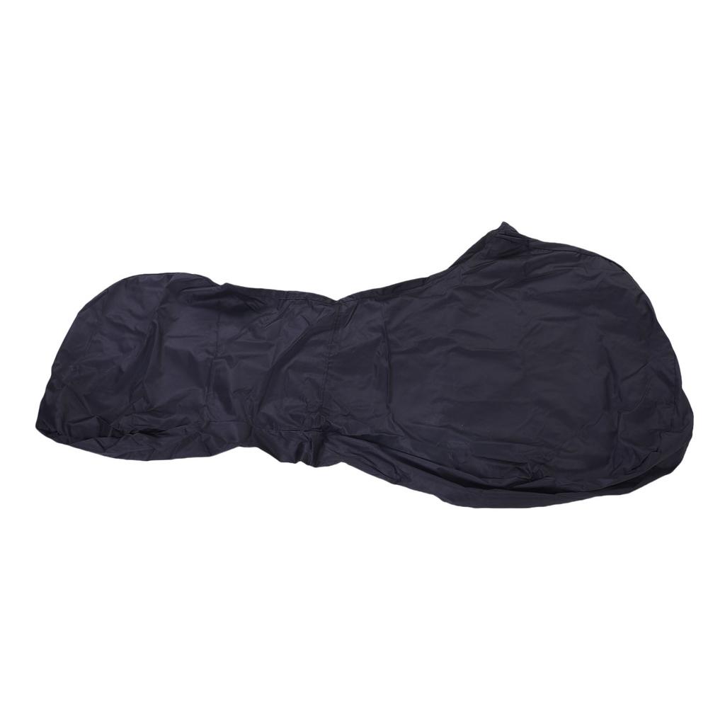 Full Outboard Motor Cover Water Proof Heavy Duty Fadeproof 600D Oxford Fabric Boat Motor Cover Black