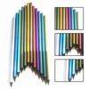12 x metallische ungiftige farbige Zeichenstifte. 12-Farben-Zeichnungs- und Skizzenstift