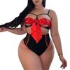 Plus Size Lace Transparent Women Sexy Lingerie Underwear Set Sexy Two Piece Pajama Sets