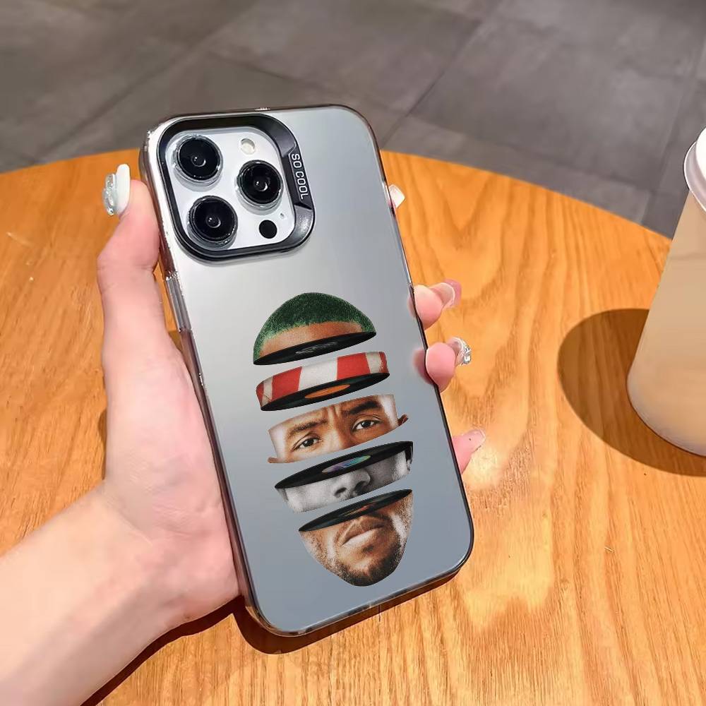 F-Frank-K Ocean-N B-Blonde Чехол для телефона для iPhone17,16,15,14,13,12,11 Plus,Pro Max Candy Посеребренная внутренняя крышка