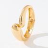 Luxury Alloy Open Cuff Bracelet for Women Irregular Shape Minimalist Design Adjustable Size Fashion Jewelry Accessory