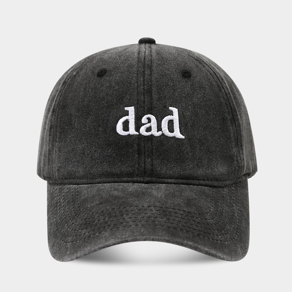 Adjustable Embroidery Baseball Cap Dad Mom Sunscreen Hats  For Man Women