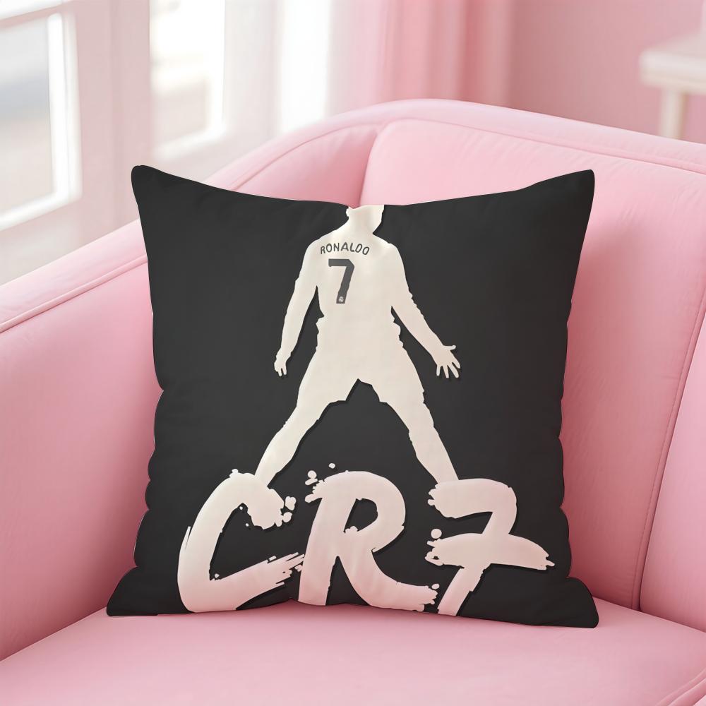 CR7 CCristiano RRonaldoS Cushion Cover Pillow Case Soft Friendly Fabric  Concealed Zipper