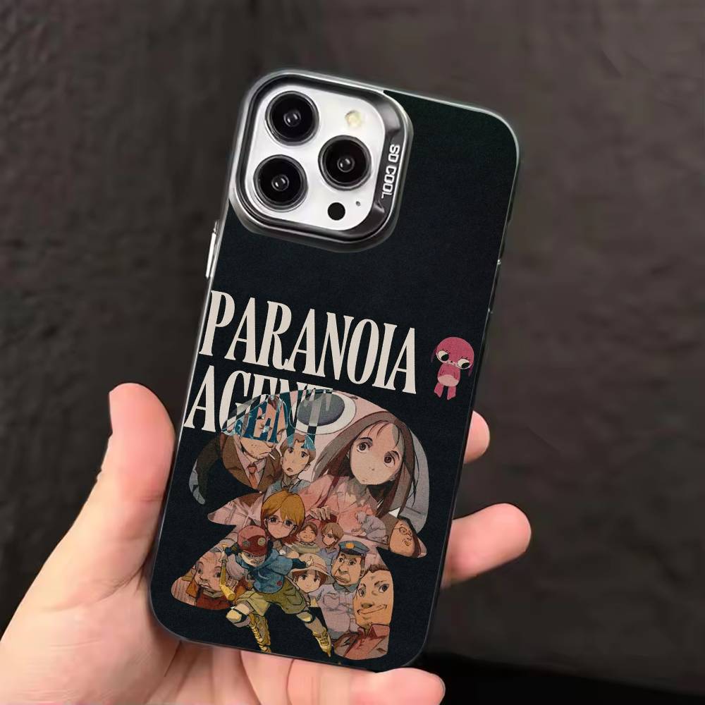 

Anime Paranoia A-Agent Phone Case For iPhone 17,16,15,14,13,12,11,Pro Max,Plus Candy Silver Cover iPhone16plus