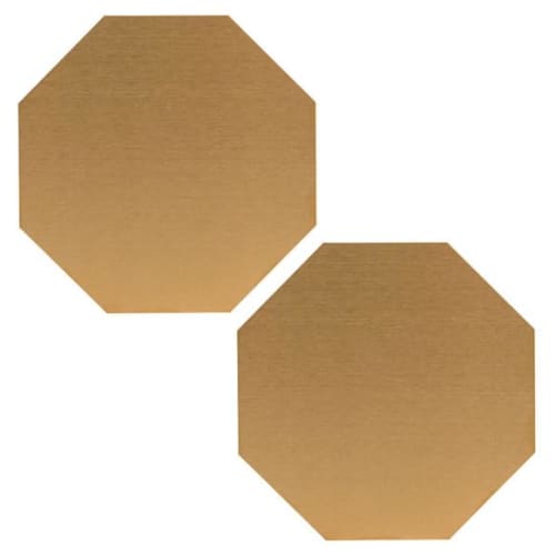 

Seekdem Stainless Steel Coasters, Set of 2, Gold, SD-SCS95GD-2P, Perfect for Camping, Outdoors, and Scandinavian Style Pot Pads