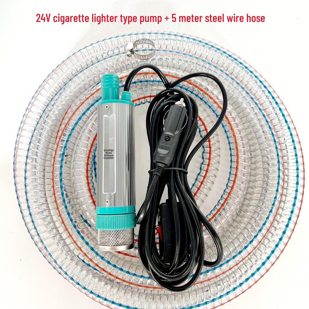 Mini Bomba de Agua Sumergible Autocebante para el Hogar y Cortador para Taladro