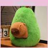 Avocado Capybara Plüschtier Weiches Kurzes Plüschtier Niedliches Tier Kindergeschenk Für Sammler