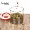 High Borosilicate Glass Sealed Storage Jar for Dried Tangerine Peel