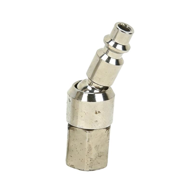 Universal Air Tool Quickly Connect Plugs Fitting Hose Compressor Quick Release Coupler Universal 360 Degree Swivels Pneumatic Quick Joint
