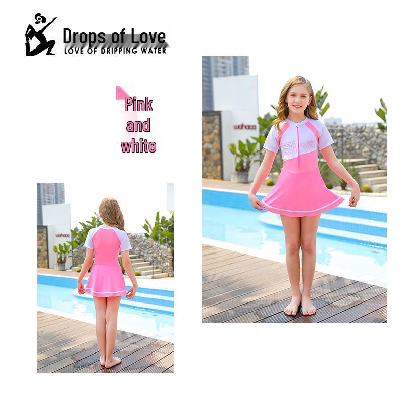 2026 Breathable Quick-Dry One-Piece Swimsuit for Girls: Conservative, Professional Training Wear