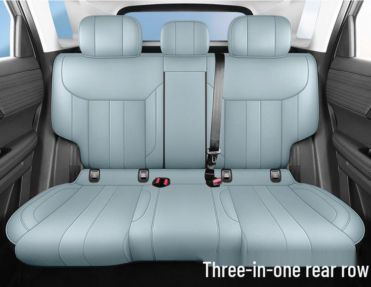 New Model Fengyun T6 5-Seater Full Leather Car Seat Cushion - All Seasons Universal Fit
