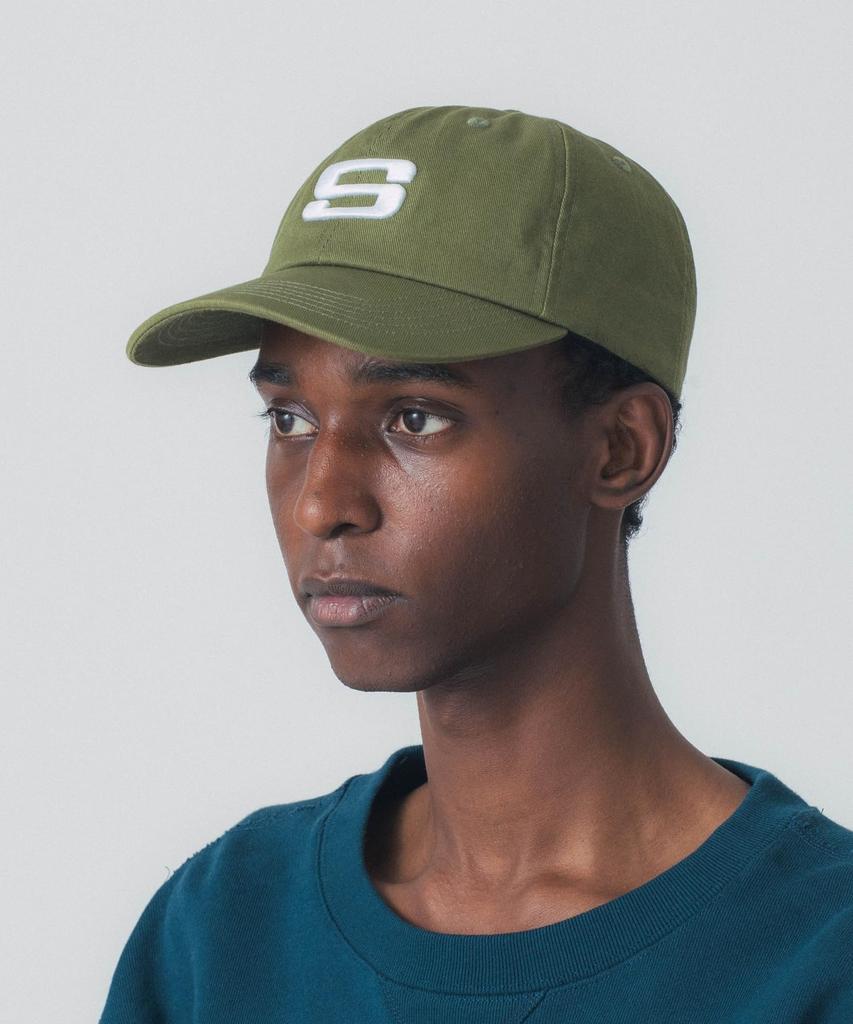 Cyrus S Logo Cap In Olive Men's