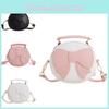 Cute Unisex Mini Bowknot Round Purse For Kids Made From Soft Pu Material