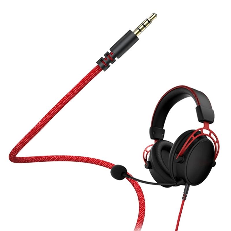 Headphone Auxiliary Cable For Gaming Headsets Cord Braide Design Enhances Audios Transmission (No Microphone) 150/200cm