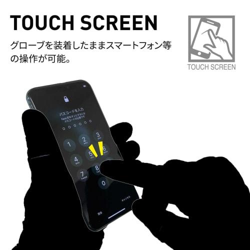 RS TAICHI Motorcycle Electric Heated Gloves Autumn/Winter Waterproof Cold Protection Heat Retention Touch Panel Compatible Built-in Protector e-HEAT U
