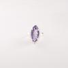 Purple Iolite Gemstone 925 Sterling Silver Handcrafted Jewelry Engagement Ring RR-64-3