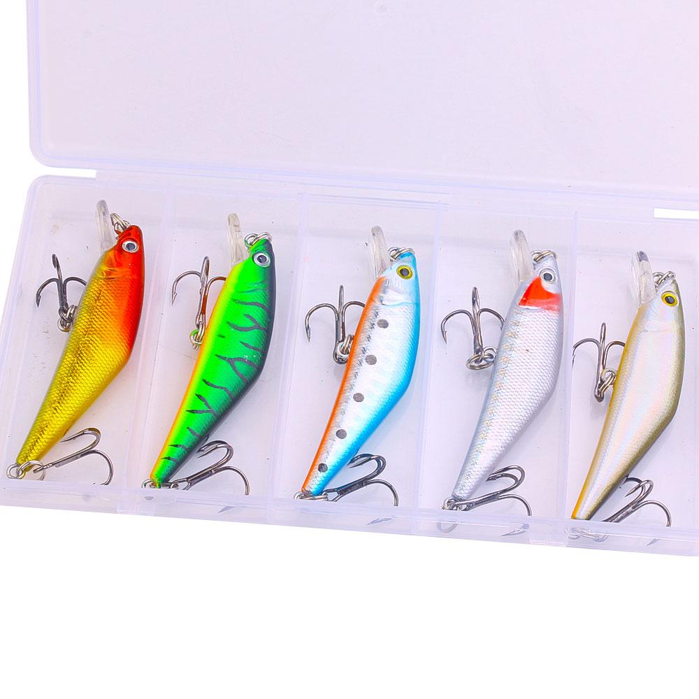 deep drive  Simulation Minnow Fishing Lure Long Casting Hard Lure With 3 Treble Hooks Wobble Fishing Tackles