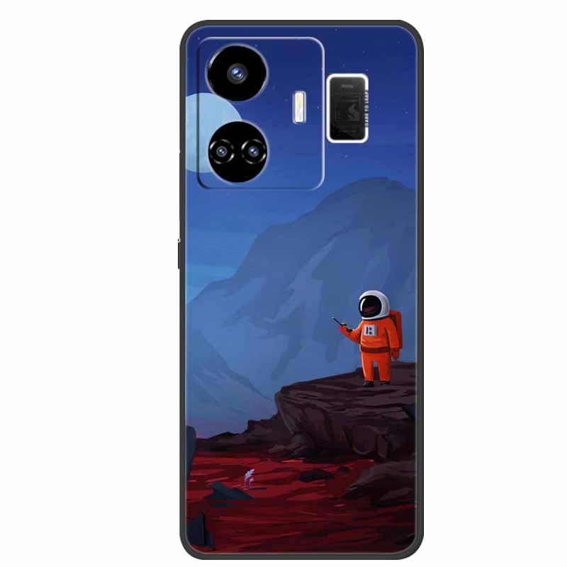 

For Realme GT Neo 5 5G Case Astronaut Soft Silicone TPU Phone Cover for Realme GT Neo 5 240W RMX3706 Realme GT Neo5 Space Fundas -Realme GT Neo 5
