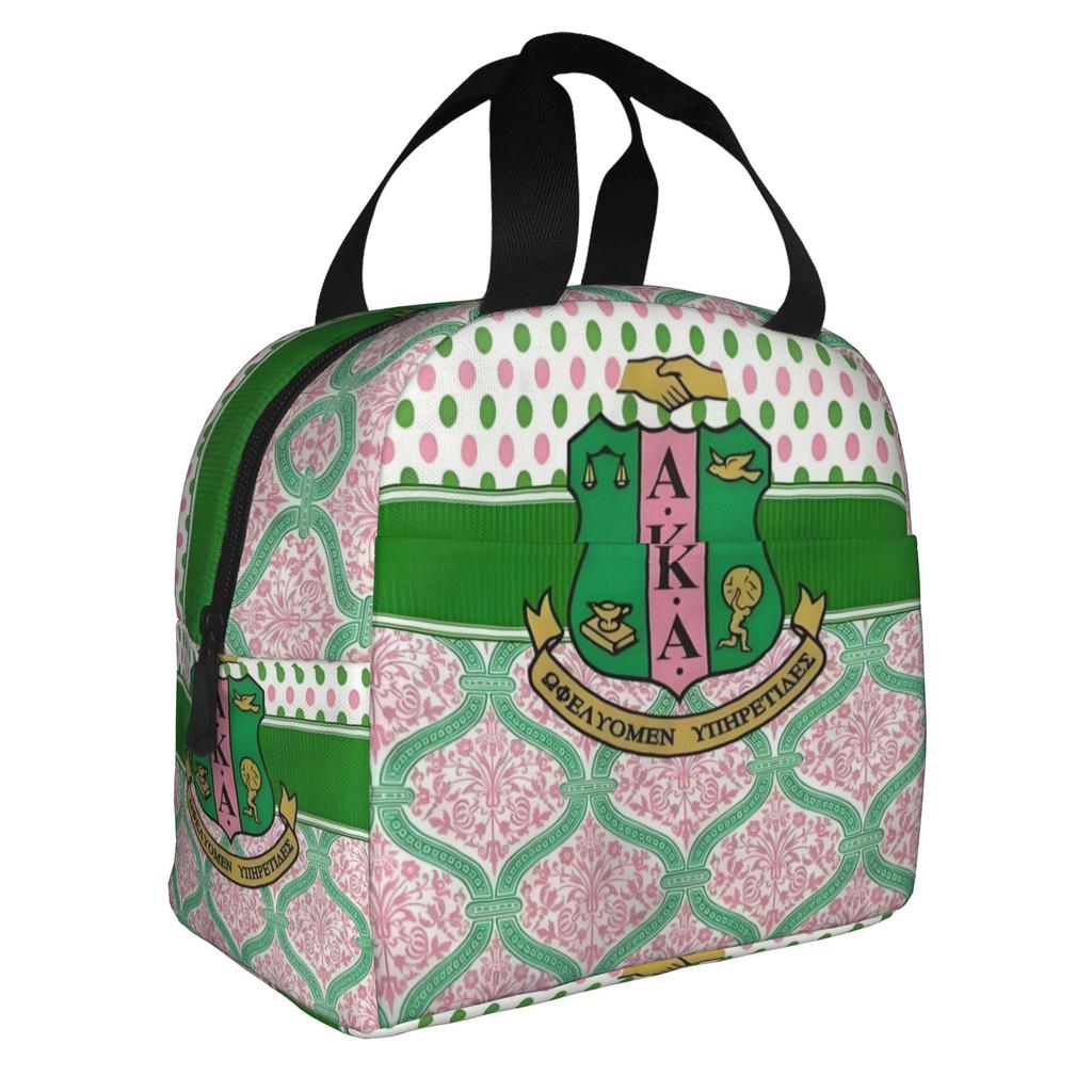 AKA The First Historically African Sorority Thermal Insulated Lunch Bag Lunch Container for Outdoor Picnic Storage Food Box