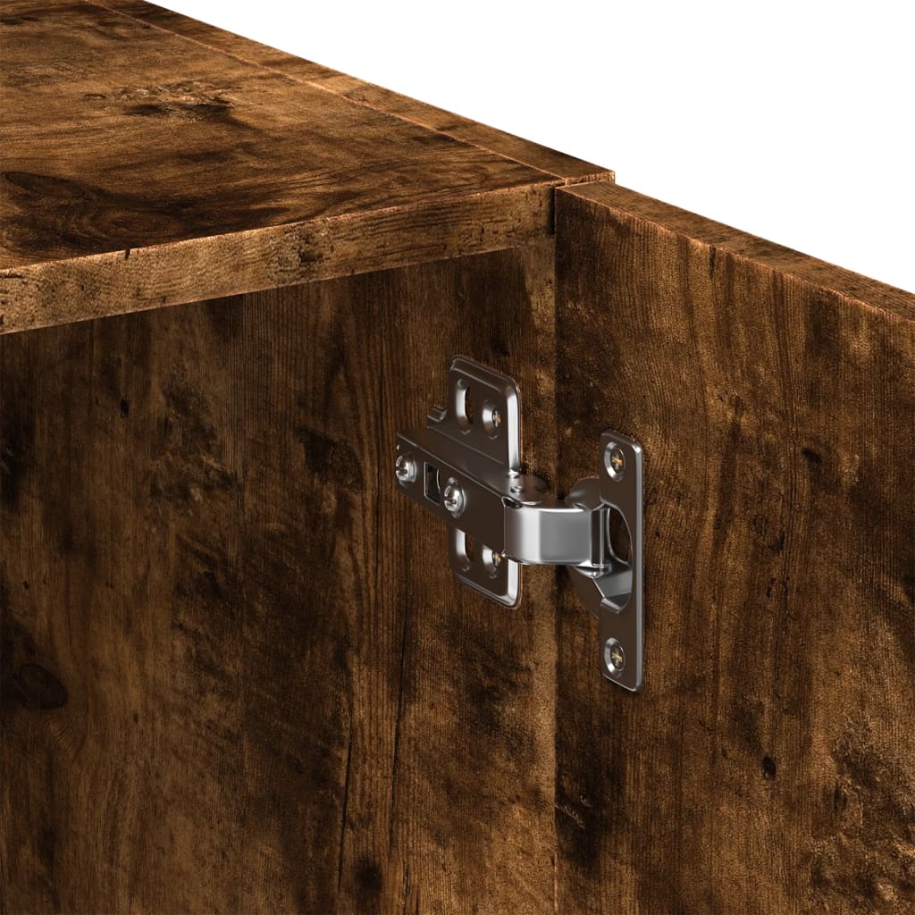 High Cabinet Smoked Oak 70 x 42.5 x 225 cm Particleboard
