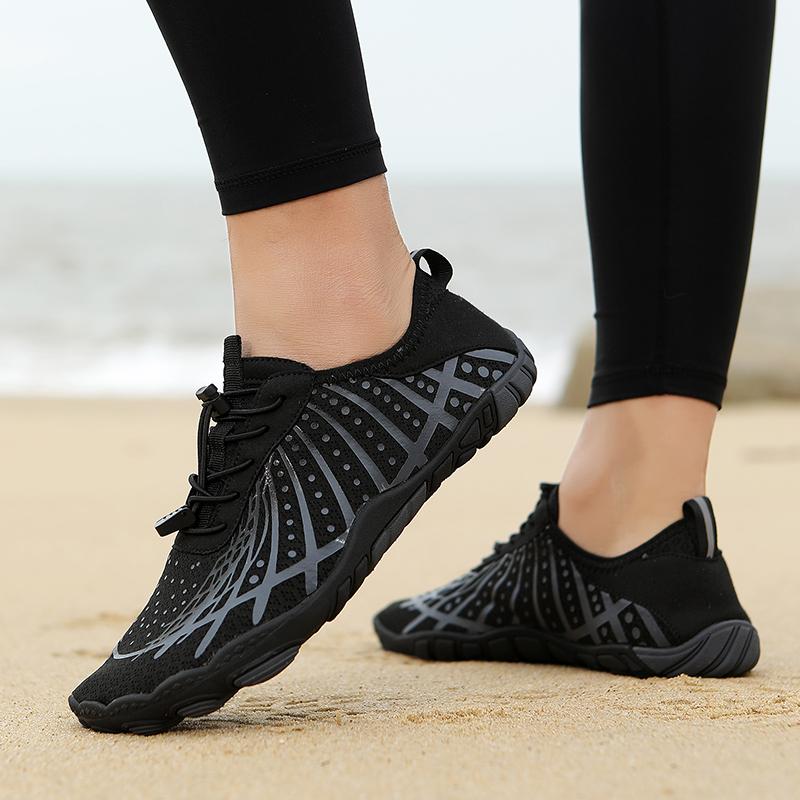 Quick Dry Aqua Shoes Men Women Non-slip Beach Wading Sneakers Breathable Soft Water Sports Footwear for Surfing Swimming