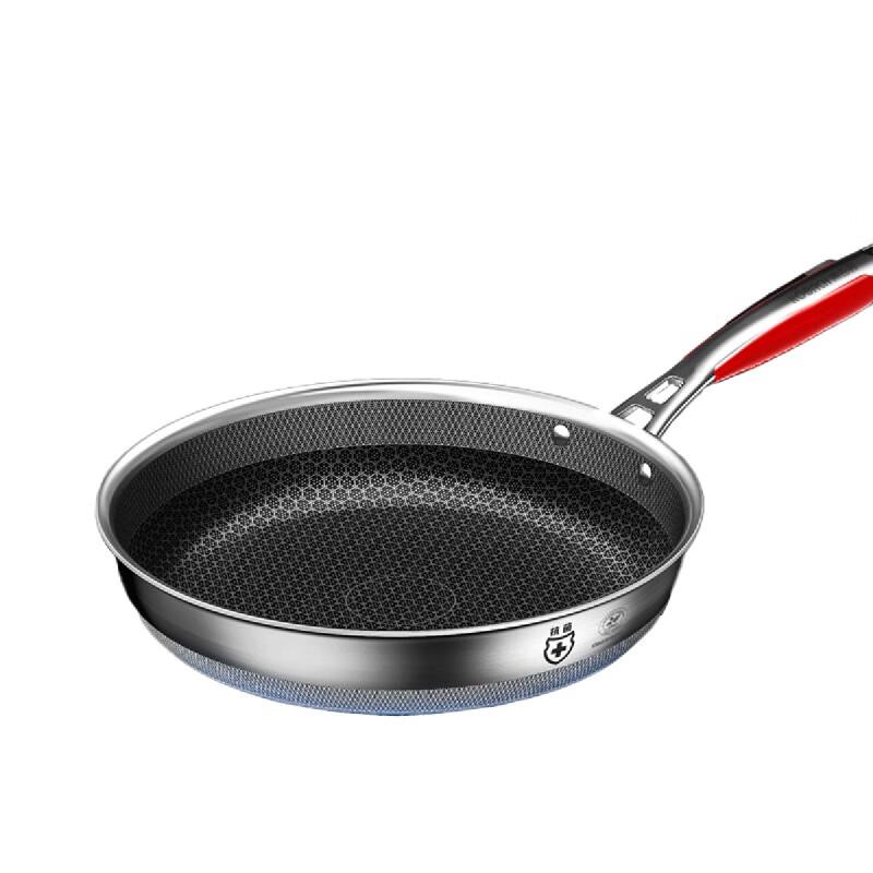 KBH 5th Gen Honeycomb Non-Stick Frying Pan Set with Spatula, 28cm