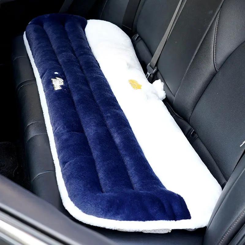 Car Cushion Winter Plush Car Seat Cushion Cute Car Seat Cover Cartoon Waist Cushion To Keep Warm Seat Pad Accessories