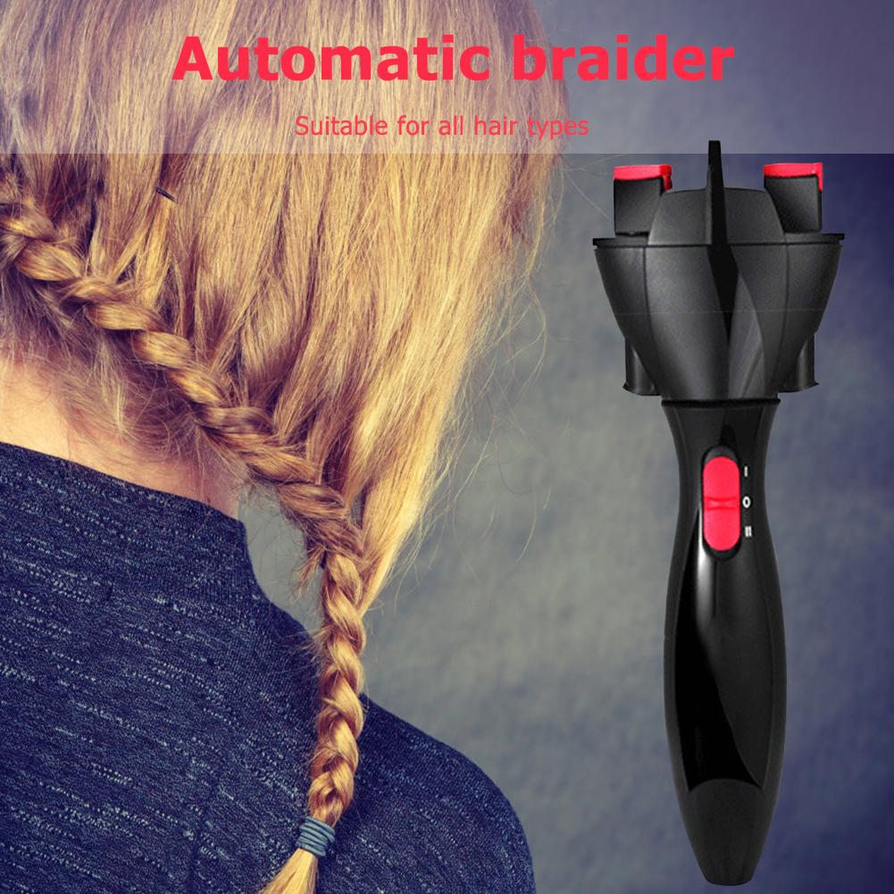 Electric Hair Braider ABS Plastic Automatic Twist Knitted Device Hairstyle Braiding Machine DIY Hair Styling Tools