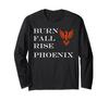 Humor Phoenix Animals Simple Fire Bird Rise Phoenix Long Sleeve T-Shirt