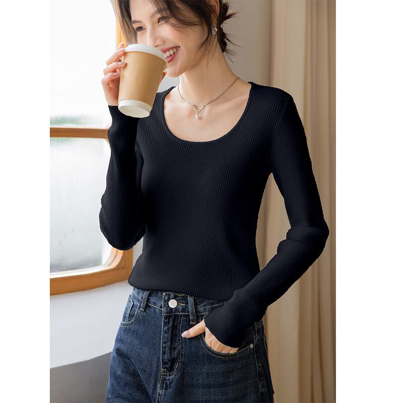 Mokana Women's Elegant Long Sleeve Knit Top