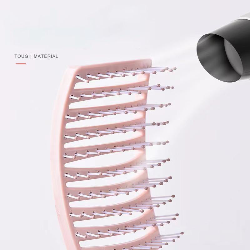 Relaxing Elastic Massage Comb Hollow Out Detangling Hair Brush Scalp Massage Combs Fast Blow Drying Detangler Hair Styling Tools