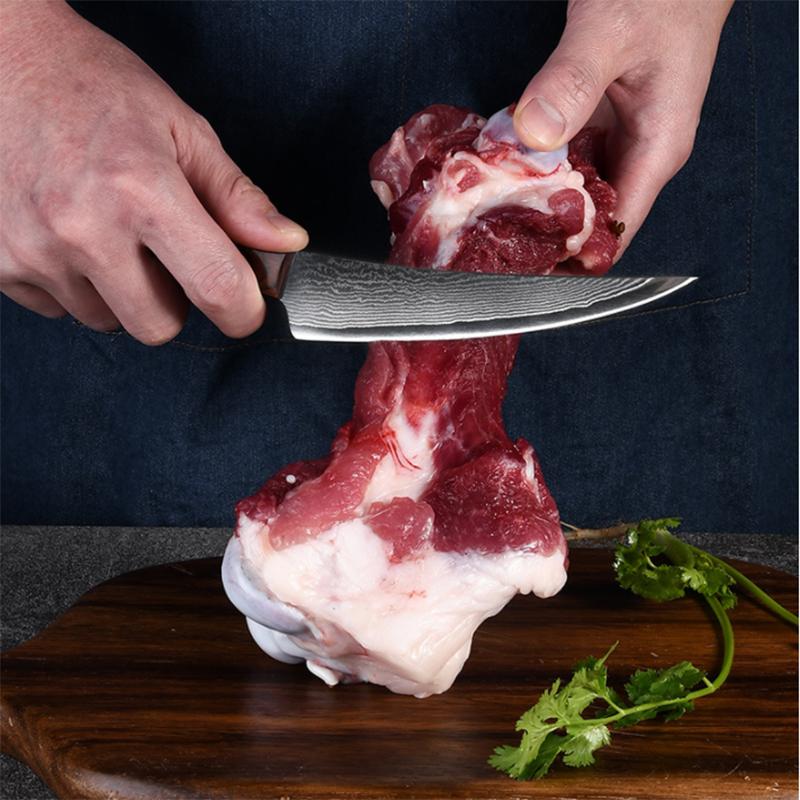 67 Layer Damascus Boning Knife Kitchen Chef Knife Fish Meat Cleaver Cooking Knives