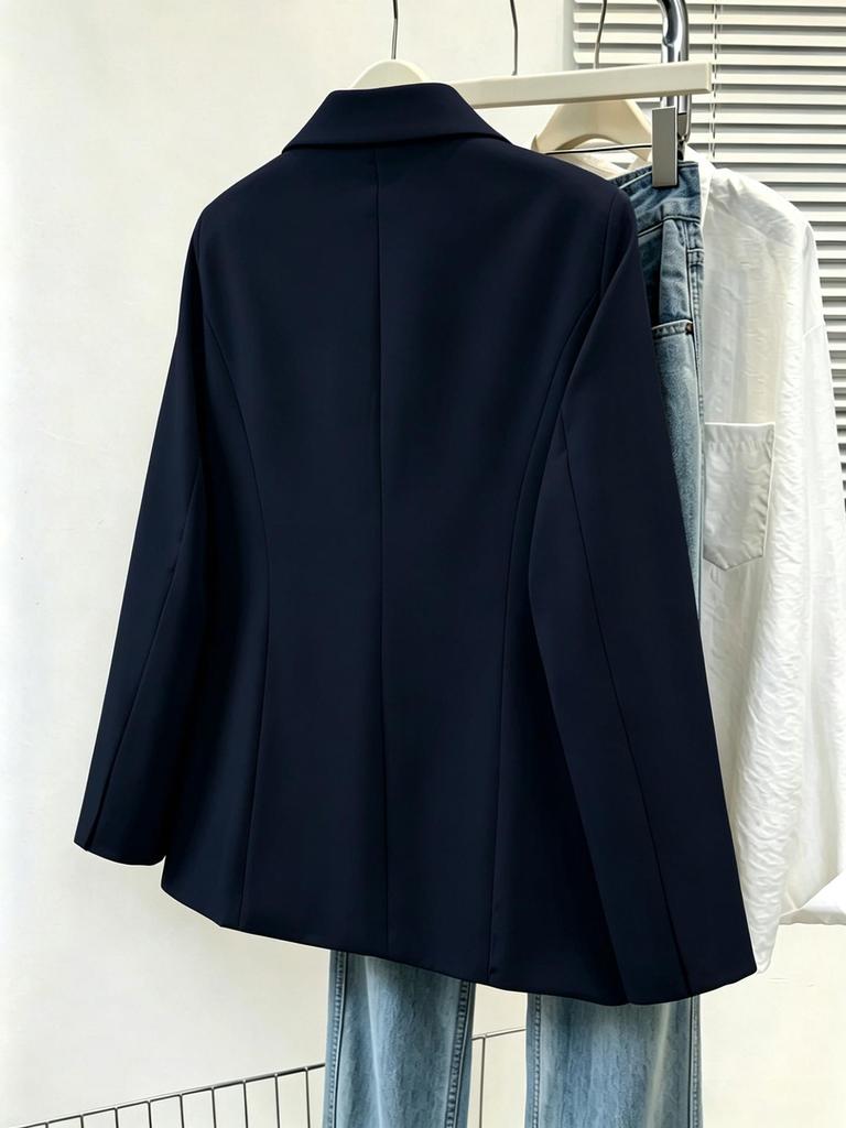 TEMU 2026 New European & American Style Women's Slim Fit Professional Suit Jacket