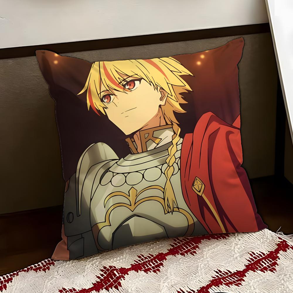 Fatestrange Anime FFake Cushion Cover Reversible Soft Durable Pillow Cover Home  Car MultiScene Use for Daily Comfort