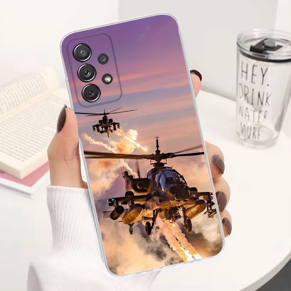 

Aircraft Helicopter For Samsung A51,71,30,S10,9,20,Ultra,FE,Lite, S23,21,22,PIus,Transparent, Silicone Phone Case SamsungS20lite