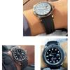 For Rolex Water Ghost Series Wrist Band Waterproof Silicone Watch Band Fold Buckle Men Sport Bracelet 20mm Rubber Watch Strap