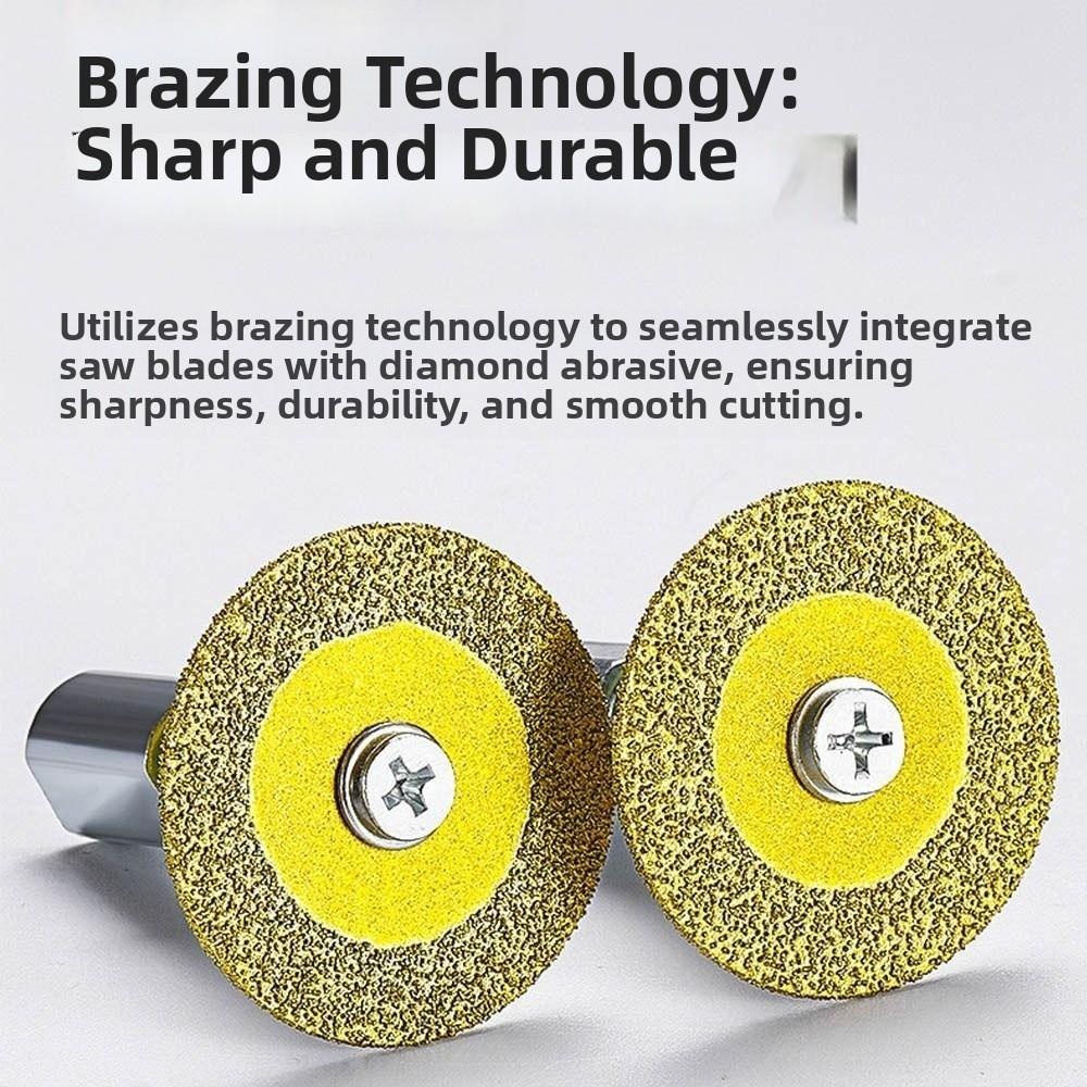 M10 Thread Diamond Cutting Disc Waterproof Mini Cutting Disc Portable Connecting Rod Adapter