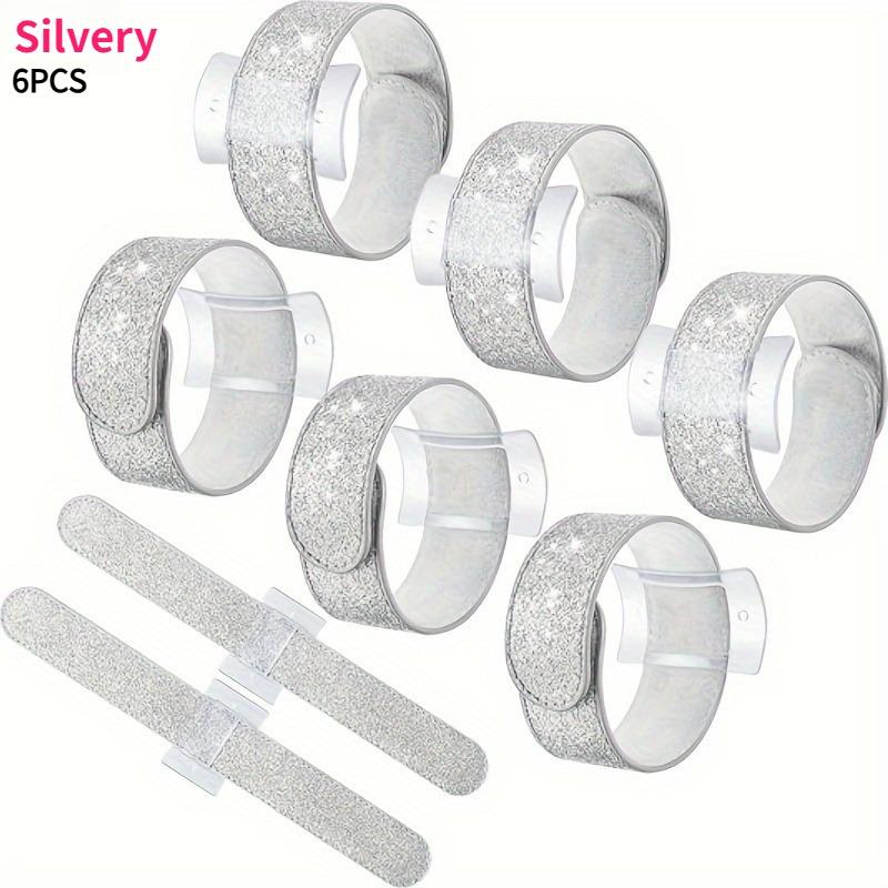 6pcs Slaplet Wristlets Wrist Corsage Bracelets Corsage Wristlet Band Floral Corsage Wedding Bracelets DIY Wrist Corsages Access