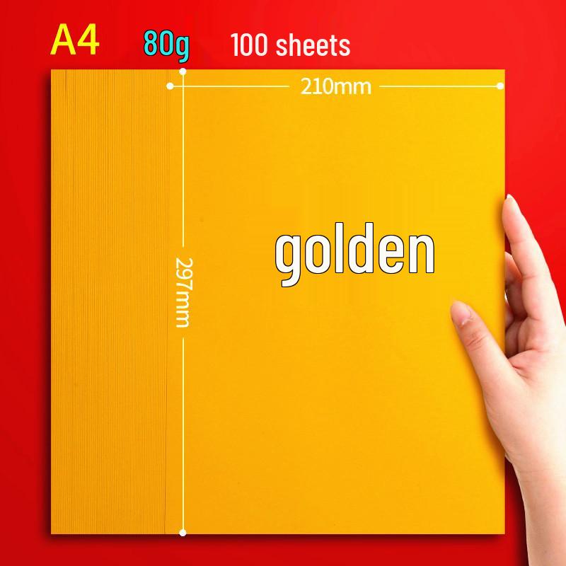 A4 Colored Printing and Origami Paper - 10 Colors