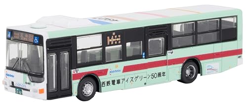 

TOMYTEC The Bus Collection Bus Collection Nishi-Nippon Railroad Nishitetsu Train Ice Green 50th Anniversary Wrapping Bus Diorama Supplies 335894