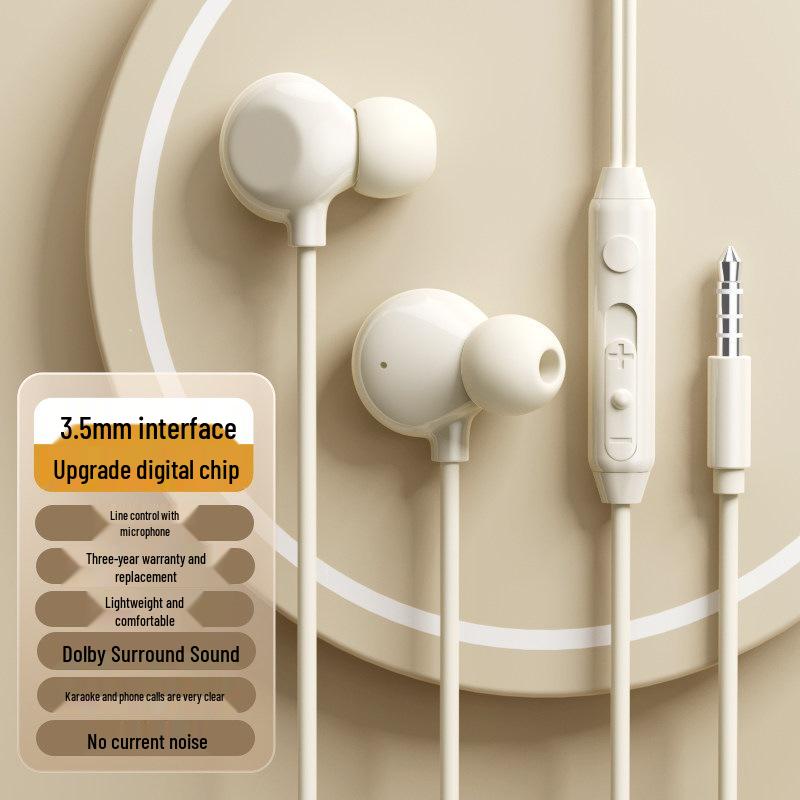 Er Ye Wired In-Ear Type-C Sleep Earphones for Apple, Huawei, Xiaomi, Oppo, Honor