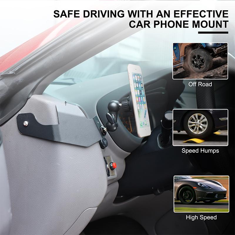 For Toyota Celica 1999-2005 Car Central Control Left Side Air Outlet Frame Phone Holder Bracket Magnetic Mount Accessories dwz1