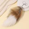 Plush Tail Keychain Role Play Toy Costume Keychain