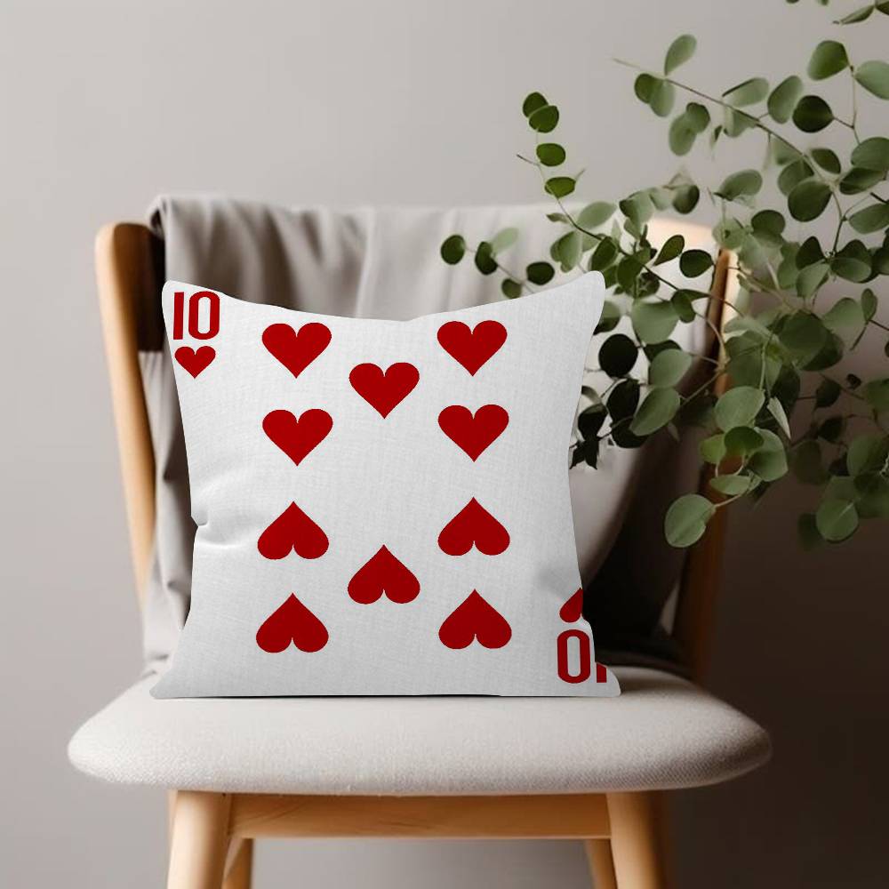 Vintage Poker Personalized Picture Text Home Decorative Pillows Household Gifts Xcm