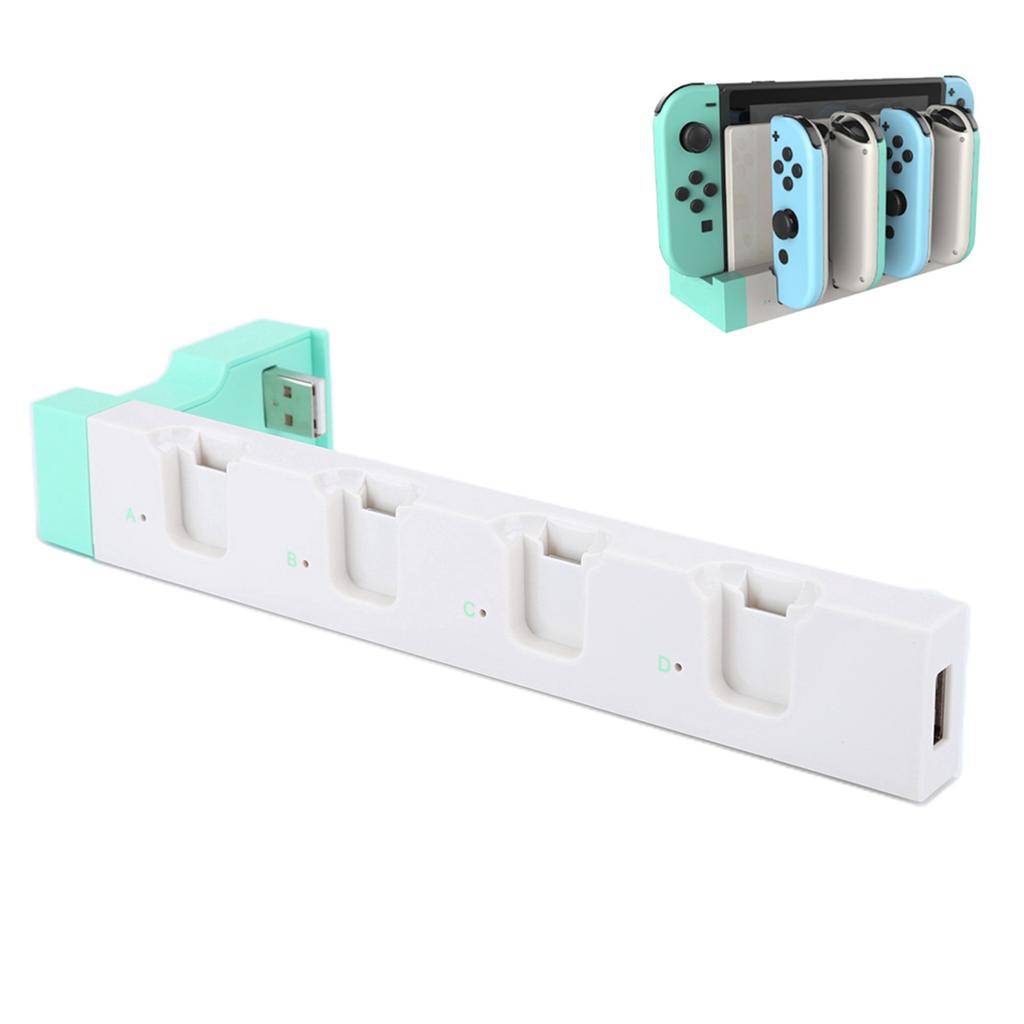 4 Slots Charging Dock Stand Controller Charger Base for Nintendo Switch JoyCon PG9186