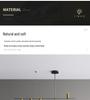 Nordic Modern Minimalist Long Strip Spotlight Fixture for Dining Room, Living Room, or Bar Counter.