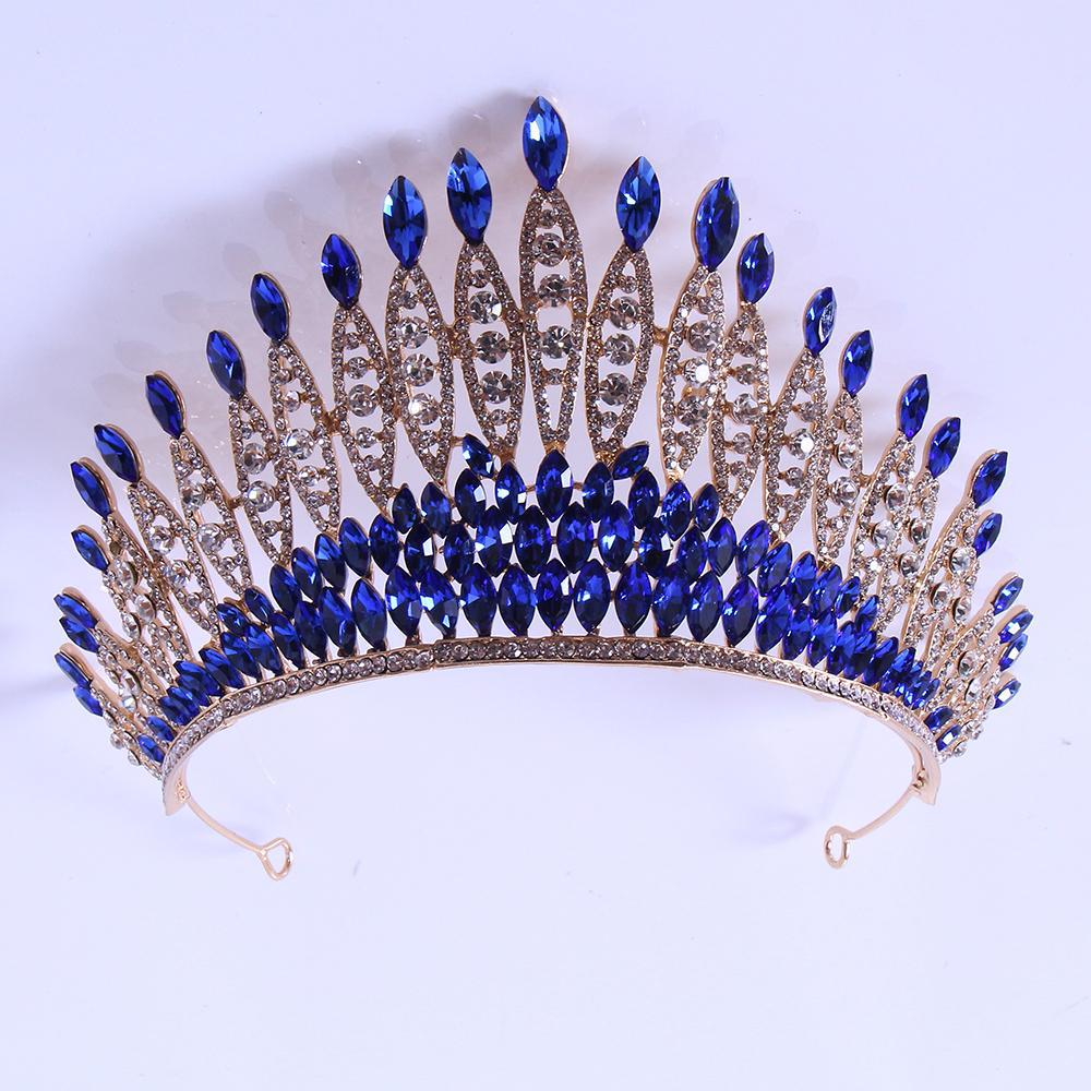 Luxury Rhinestone Tiara: European & American Pageant Headband for Car Shows, Weddings, and Models